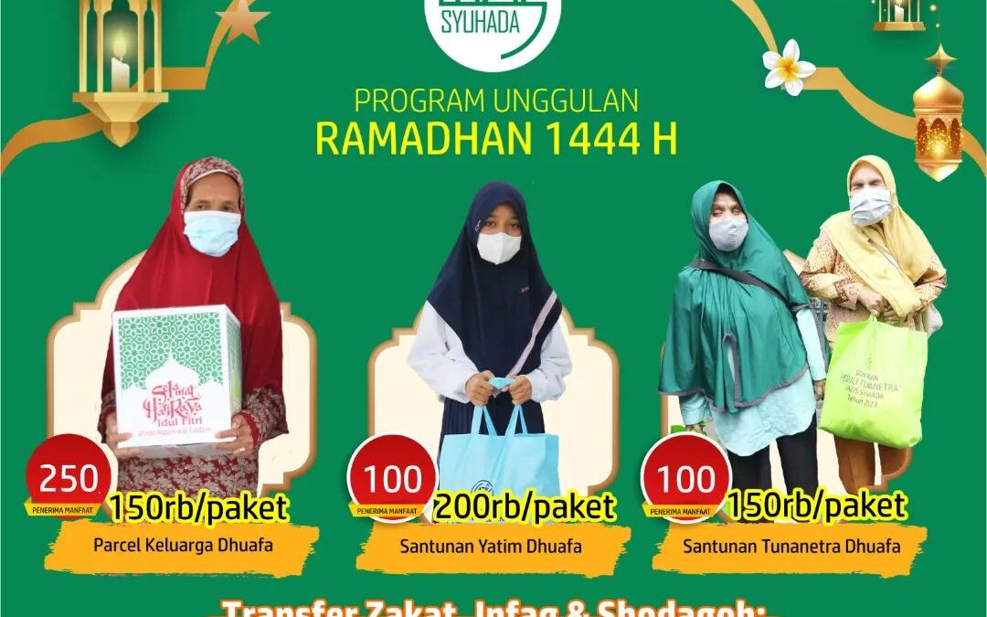 Mau Bayar Zakat, Infaq & Shodaoh Lebih Mudah? Bersama Masjid Syuhada Santuni Dhuafa