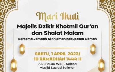 Ikuti Majelis Dzikir Khotmil Qur’an dan Shalat Malam di Masjid Suciati Saliman
