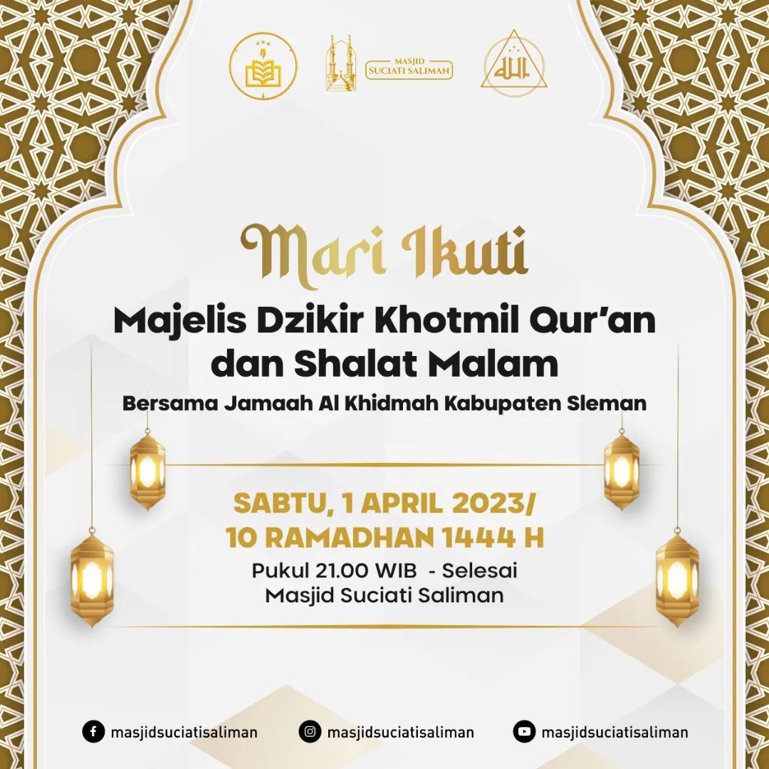 Majelis Dzikir Khotmil Qur'an dan Shalat Malam