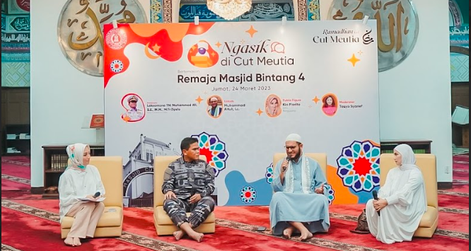 Ngabuburit Asik Bareng KASAL di Masjid Cut Meutia, Apa Itu Remaja Masjid Bintang 4?
