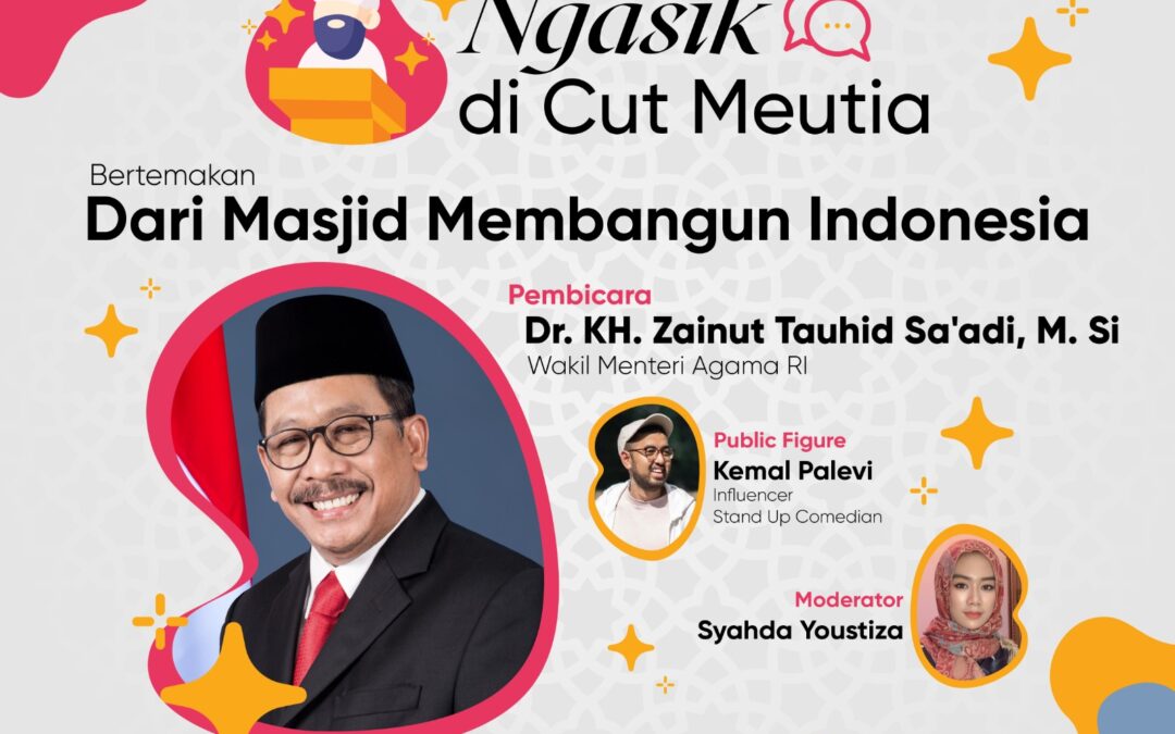 Ngabuburit Asik di Masjid Cut Meutia, Wujudkan Peran Masjid Membangun Indonesia