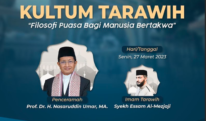 Stop Puasa Asal-Asalan, Masjid Agung Sunda Kelapa Gelar Kultum Tarawih ‘Filosofi Puasa Bagi Manusia Bertakwa’