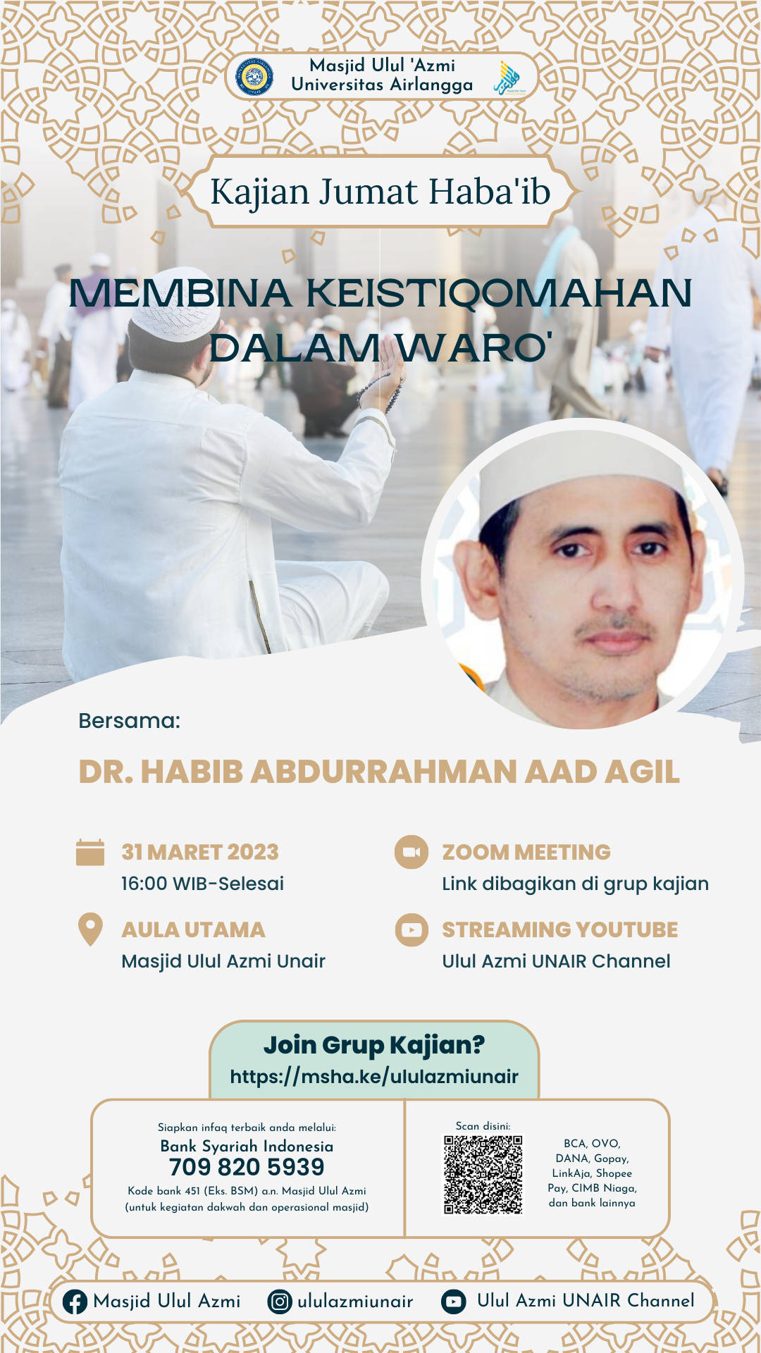 Kajian Jumat Haba'ib Masjid Ulul Azmi Unair