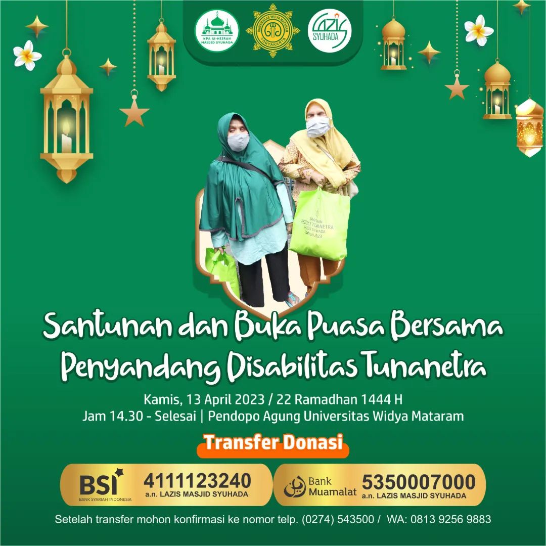 Acara Santunan dan Buka Puasa Bersama Penyandang Disabilitas