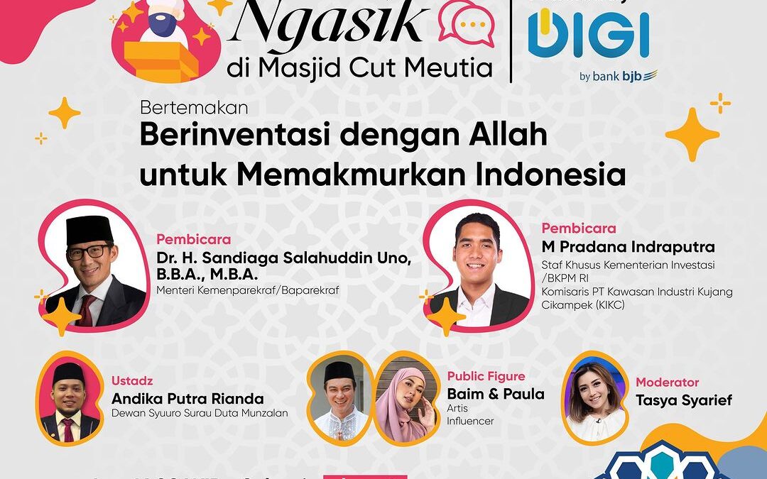 Ngasik #4 Masjid Cut Meutia, Berinvestasi dengan Allah untuk Memakmurkan Indonesia