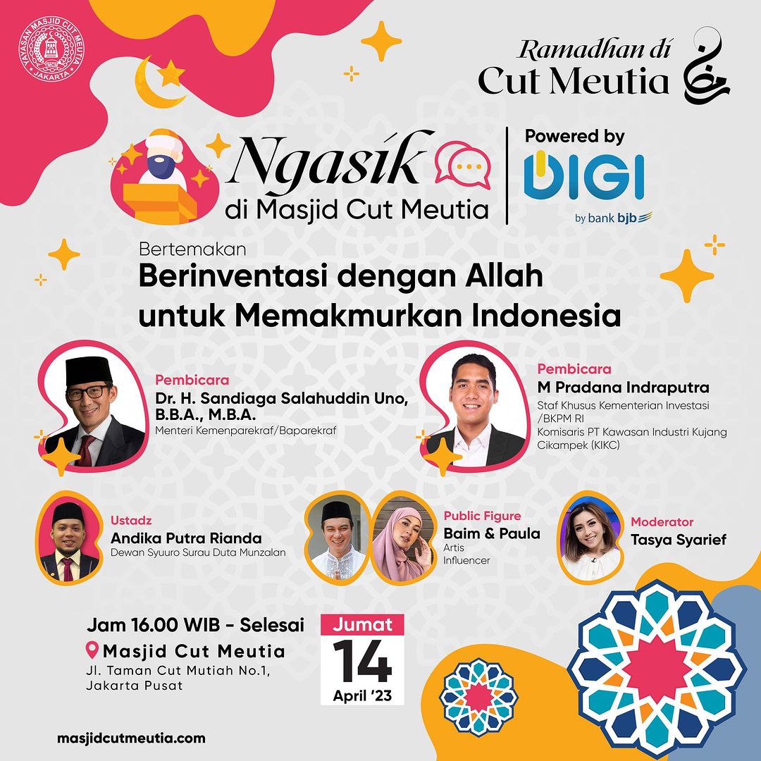 Ngabuburit Asik Masjid Cut Meutia Ke-4