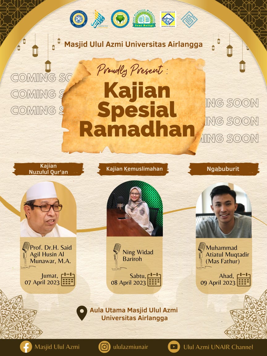 Kajian Spesial Ramadan Masjid Ulul Azmi Unair Surabaya