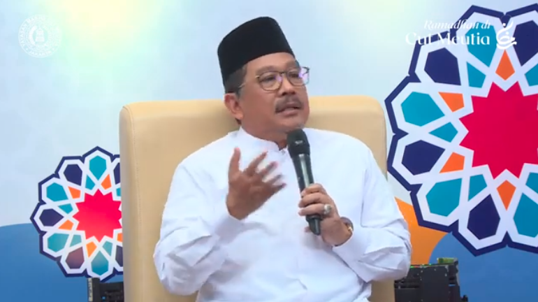 KH. Zainut Tauhid Sa'adi di Acara Ngasik Ke-2 Masjid Cut Meutia